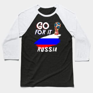 Russia World Cup Baseball T-Shirt
